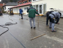 2014 zeltaufbau donnerstag 20140213